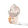 Transparent Resin Little Bear Ornament RESI-S015-01A-2