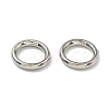 Alloy Soldered Closed Jump Rings X-PALLOY-H039-P-3