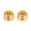 Long-Lasting Plated Brass Spacer Beads X-KK-D160-21G-1