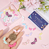 24Pcs 12 Colors Opaque Alloy Beads FIND-SC0011-87-3