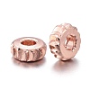 Brass Spacer Beads KK-K249-03A-RG-2