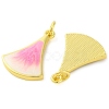 Brass Enamel Pendants KK-S401-06G-2