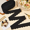 15 Yards Cotton Embroidery Bowknot Lace Ribbons OCOR-WH0045-35B-5