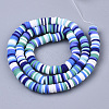 Handmade Polymer Clay Beads Strands X-CLAY-R089-6mm-088-2