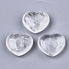 Natural Quartz Crystal Heart Love Stone X-G-N0326-56J-1