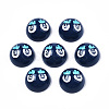 Opaque Resin Enamel Cabochons CRES-N031-018-2