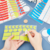 4 Sheet 4 Color Waterproof Plastic Reflective Sticker DIY-GF0004-88-3