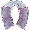 10 Yards Mermaid Color Polyester Pleated Lace Trim Ribbon DIY-WH0419-43C-1