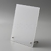 Rectangle Transparent Acrylic Nail Art Display Board ODIS-WH0017-076B-1