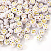 Opaque White Acrylic Beads MACR-YW0001-21A-3