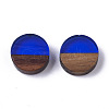 Resin & Wood Cabochons X-RESI-S358-70-H60-1