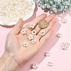 200Pcs 2 Styles ABS Imitation Pearl Beads OACR-YW0004-44-3
