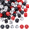 120Pcs 3 Colors Acrylic Beads OACR-SC0002-65-1
