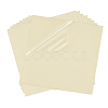 Square PVC Car Window Static Clings AJEW-WH0609-092-1