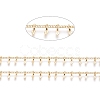 Brass Handmade Curb Chains X-CHC-G006-12G-1