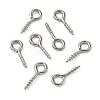 Tarnish Resistant 304 Stainless Steel Screw Eye Pin Peg Bails STAS-L234-165C-P-5
