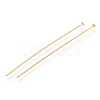 Brass Flat Head Pins KK-G331-11-0.7x51-4