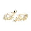 Eco-Friendly Rack Plating Brass Pendants KK-F845-37G-3