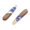 Resin and Walnut Pendants FIND-R051-08A-2