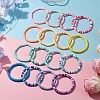 16Pcs 16 Colors Handmade Polymer Clay Beaded Stretch Bracelets Sets BJEW-JB10764-2