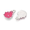 Fruit Alloy Enamel Charms PALLOY-S058-01P-06-1