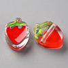 Transparent Enamel Acrylic Beads X-TACR-S155-003F-2