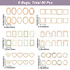 6 Sets 6 Styles Hollow Scrapbook Paper Pads SCRA-GF0001-07-2