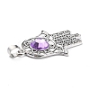 Tibetan Style Alloy Pendants PALLOY-M191-03AS-RS-4