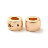 Brass Micro Pave Cubic Zirconia Beads KK-Q773-02G-04-1
