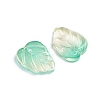 Two-Tone Transparent Glass Charms X-GLAA-H016-15E-2