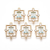Golden Tone Brass Links connectors X-GLAA-R212-14E-1
