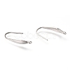 Tarnish Resistant 316 Surgical Stainless Steel Earring Hooks STAS-Z034-10P-2