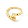 Brass Cup Peg Open Cuff Ring Settings KK-G518-10G-05-2