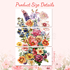 3 Sheets 3 Styles PVC Waterproof Decorative Stickers DIY-WH0404-040-2