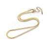 2.5MM 304 Stainless Steel Herringbone Chain Necklaces NJEW-N058-01A-G-1