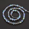 Round Synthetic Moonstone Beads Strands G-M210-6mm-11-2