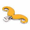 201 Stainless Steel Enamel Pendants STAS-S110-075D-3
