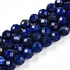 Natural Lapis Lazuli Beads Strands G-S345-6mm-24-1