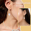 1 Pair 925 Sterling Silver Ear Hooks STER-BC0003-59G-5