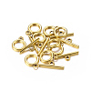 Alloy Toggle Clasps TIBE-EA774Y-AG-NR-2