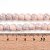 Baking Paint Glass Beads Strands DGLA-N003-8mm-C02-5