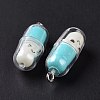 Translucent Plastic Pendants X-KY-L006-29E-4