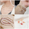 8Pcs 4 Colors 304 Stainless Steel Spring Ring Clasps STAS-TADJ001-09-7