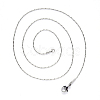 Non-Tarnish 304 Stainless Steel Boston Link Chain Necklace NJEW-S420-006D-P-3