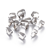 Non-Tarnish 201 Stainless Steel Snap on Bails X-STAS-R071-28-3