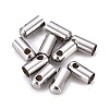 Tarnish Resistant 201 Stainless Steel Cord Ends STAS-F250-10P-Q-1