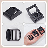 2Pcs 304 Stainless Steel Buckle Clasps STAS-WR0001-06EB-4