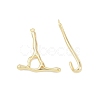 Brass Toggle Clasps KK-U020-05G-2