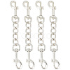 GOMAKERER 4Pcs Alloy Double Swivel Clasps FIND-GO0001-81P-1