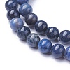 Natural Dumortierite Quartz Beads Strands G-P424-B-6mm-3